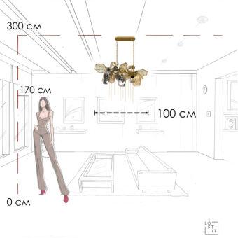 Подвесная люстра LOFT IT 10401/1000L