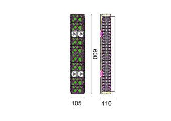Бра Fluorite FL1057-3W