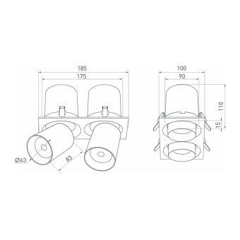 Встраиваемый светильник Arlight 026194