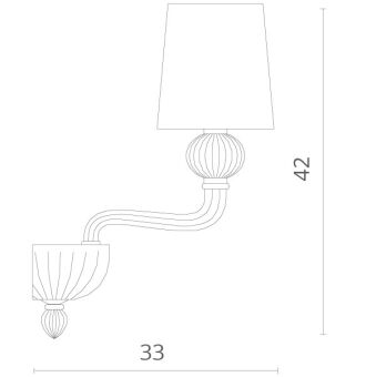 Бра Divinare 1154/02 AP-1