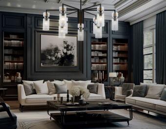 Люстра на штанге Ambrella Light LH56117