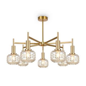 Люстра на штанге Freya FR5366CL-07BS