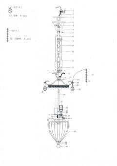 Подвесная люстра Lightstar 790034