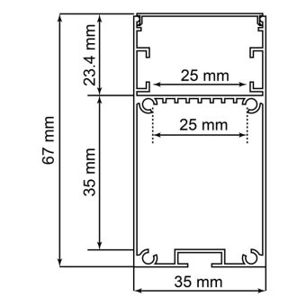 Профиль Feron 10378
