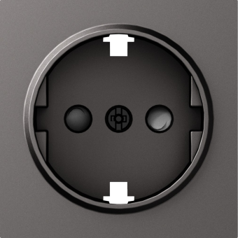 Накладка для розетки Schuko с заземлением, со шторками 16A 250 В~, серия A07