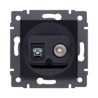 Розетка KOLLINGER REA-013BK