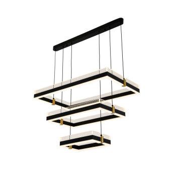 Каскадная люстра LED4U L7800-700 BK