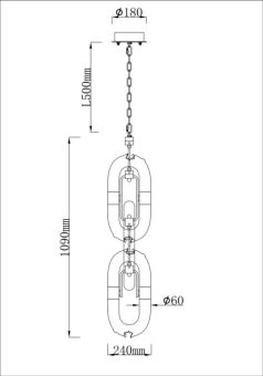 Подвесной светильник Fluorite FL1100-3P