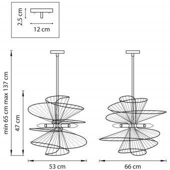 Люстра на штанге Lightstar 728163