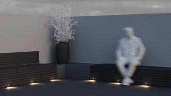 Светильник для ступеней Maytoni O015SL-L3B3K