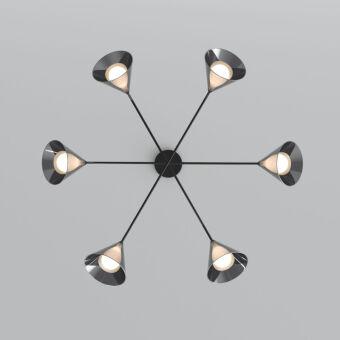 Подвесной светильник Eurosvet 70161/6 черный