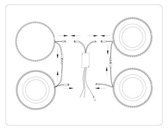 Накладная люстра Ambrella Light FA8866