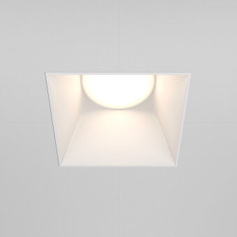 Встраиваемый светильник Maytoni Technical DL051-01-GU10-SQ-W