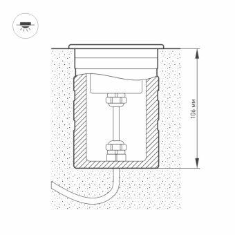 Светильник для фонтанов Arlight 024938