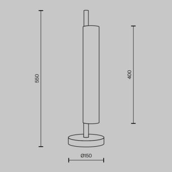 Настольная лампа Maytoni MOD258TL-L8BS3K