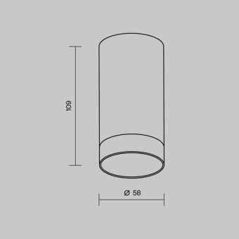 Накладной уличный светильник Maytoni O500CL-L5W3K