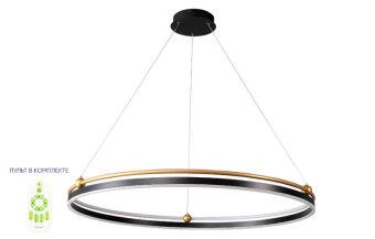 Подвесной светильник Crystal Lux FERNANDO SP88W LED D1000 BLACK/GOLD