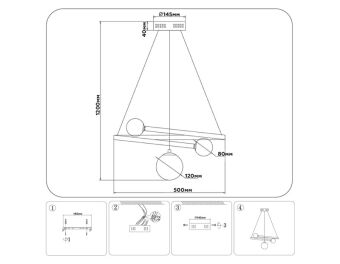 Подвесной светильник Ambrella Light FL66299
