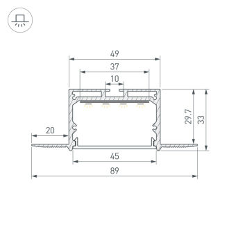 Профиль Arlight 059412