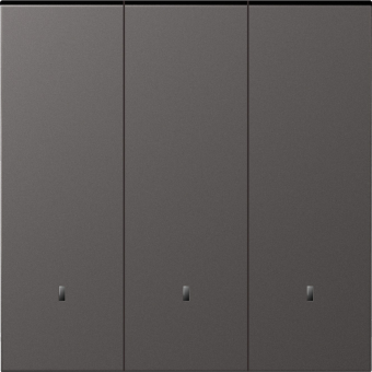 Клавиша 3-я с подсветкой, матовый титан, серия S08