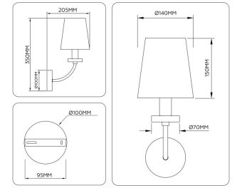 Бра Ambrella Light LH75359