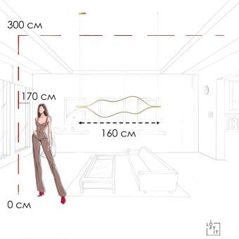 Подвесной светильник LOFT IT 10403/1600 AB