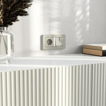 Выключатель Werkel W1222104 дымчатый