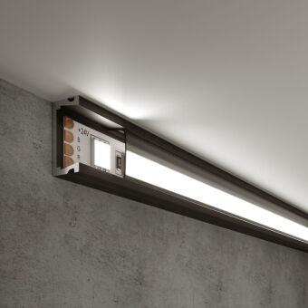 Профиль Elektrostandard LL-2-ALP006 Накладной алюминиевый профиль черный/ч