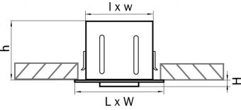 Встраиваемый светильник Lightstar 214038