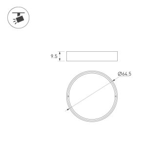 Кольцо Arlight 057149