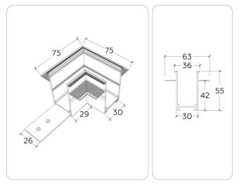 Соединитель для шинопровода Ambrella Light GL1039