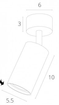 Спот ARTE Lamp A3216PL-1WH