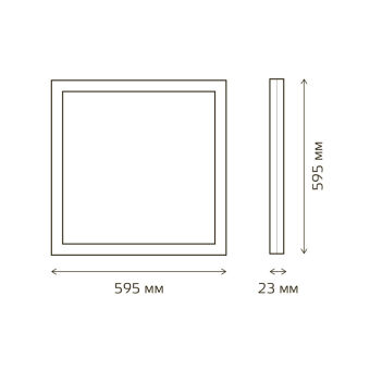 Офисный светильник Gauss 842161340