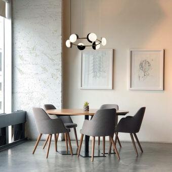 Подвесная люстра Eurosvet 70150/6 черный/латунь