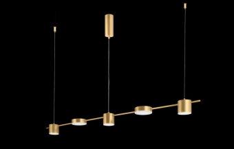 Подвесная люстра Crystal Lux TRISTAN SP5 L1200 GOLD