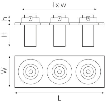 Встраиваемый светильник Lightstar i536264
