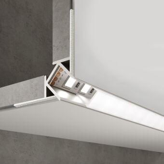 Профиль Elektrostandard LL-2-ALP015 Встраиваемый угловой алюминиевый профи