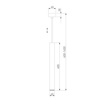 Подвесной светильник Elektrostandard 50245 LED 7W 4200K чёрный