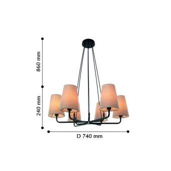 Подвесная люстра Favourite 2364-6P
