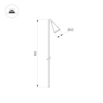 Садово-парковый светильник Arlight 050689