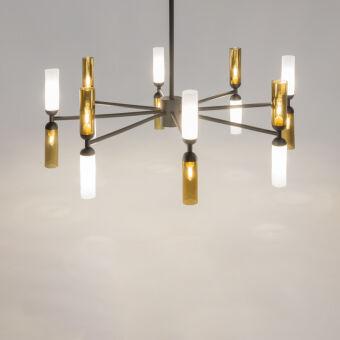 Люстра на штанге Maytoni MOD177PL-16G