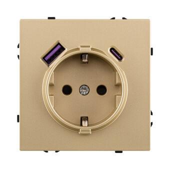 Розетка KOLLINGER EC-016GD