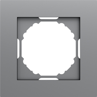 Рамка 1-я, матовый серый, серия A07