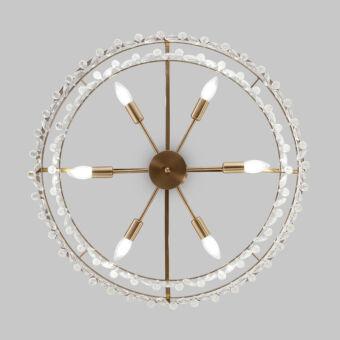 Люстра на штанге Eurosvet 60165/6 латунь