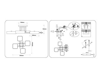 Накладной светильник Ambrella Light FL516343