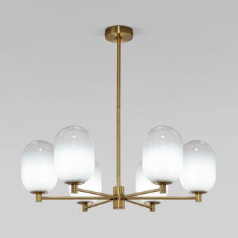 Люстра на штанге Eurosvet 60161/6 латунь