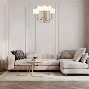 Подвесная люстра Eurosvet 60164/10 латунь