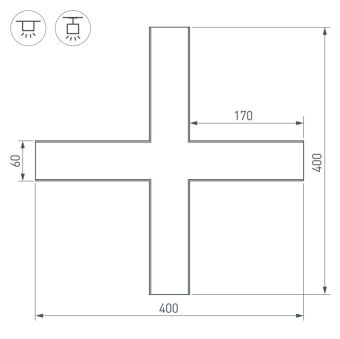Соединитель профиля Arlight 030143
