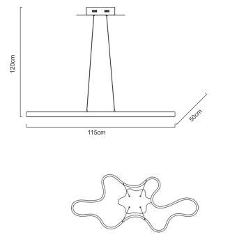 Подвесная люстра ARTE Lamp A9425SP-1CC