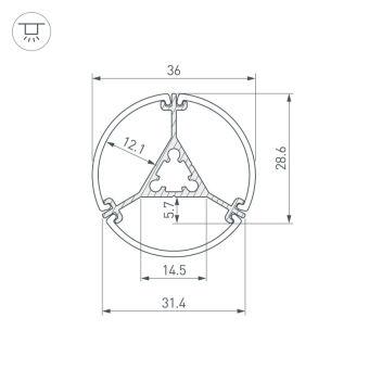 Профиль Arlight 050250